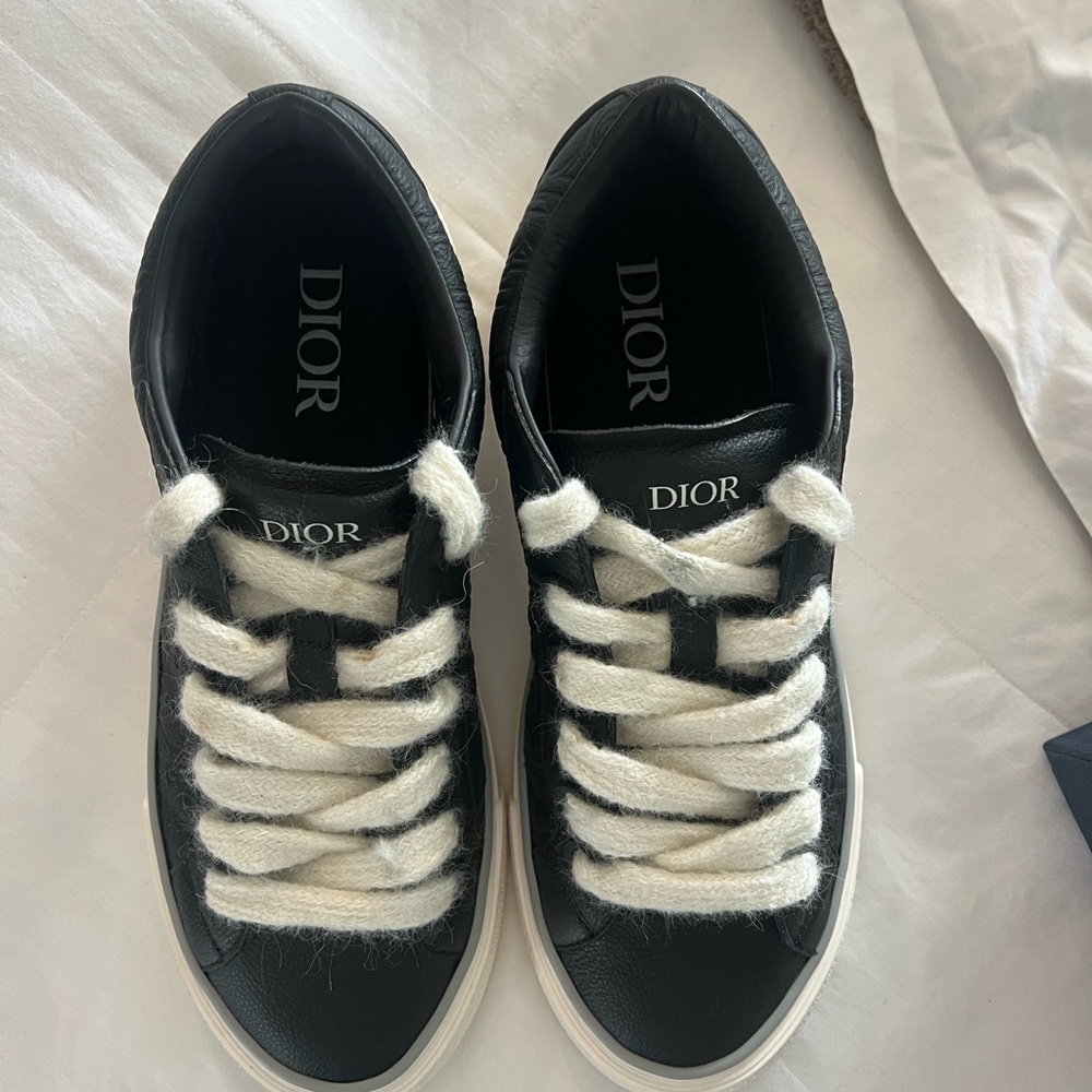Dior Black and Cream Casual Sneakers - Picture 4 of 7
